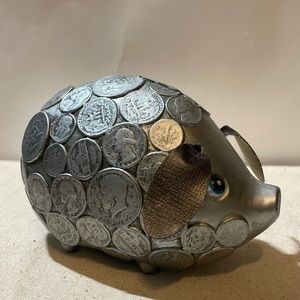 Plastic coin Piggy Bank